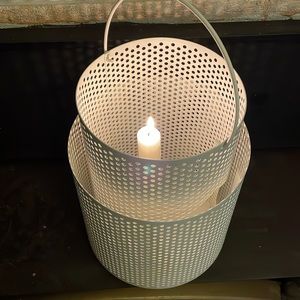 IKEA Metal Luminaria Swedish Candle holder. Casts beautiful light inside…